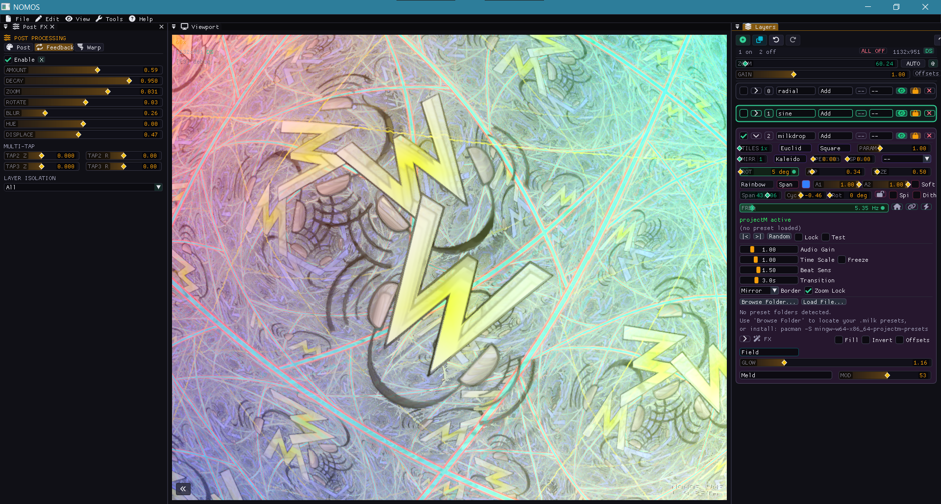 MilkDrop / ProjectM Integration